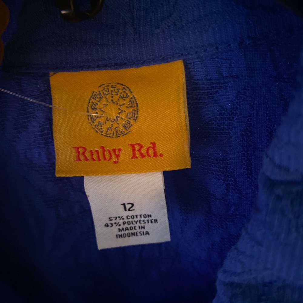 Blue pattern ruby road jacket - Picture 4 of 6